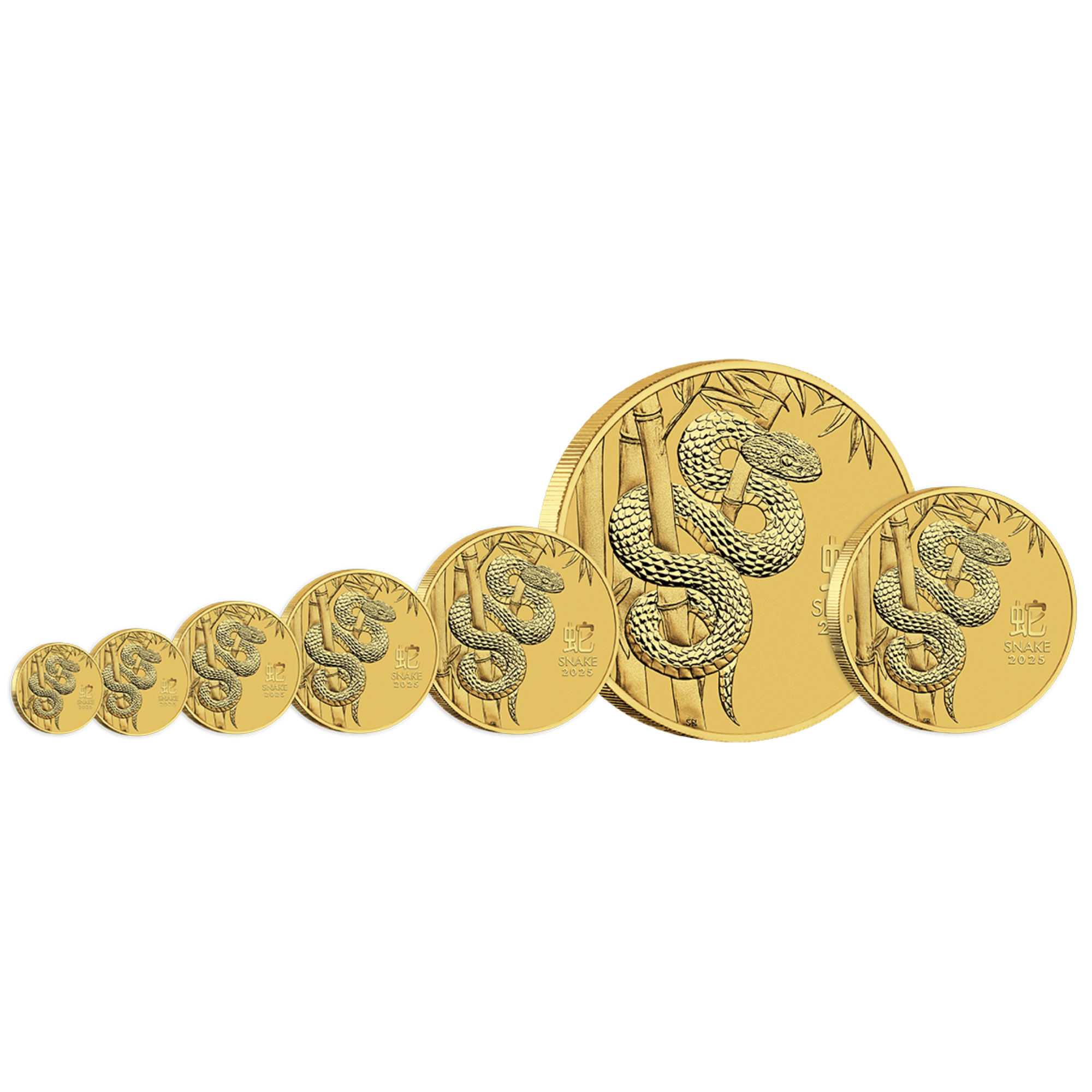 2025 1oz Perth Mint Gold Lunar Snake Coin Series 3